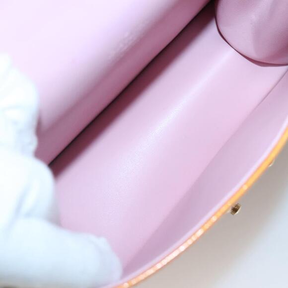 LOUIS VUITTON Vernis Spring Street Hand Bag Marshmallow Pink M91033 - Picture 12 of 16